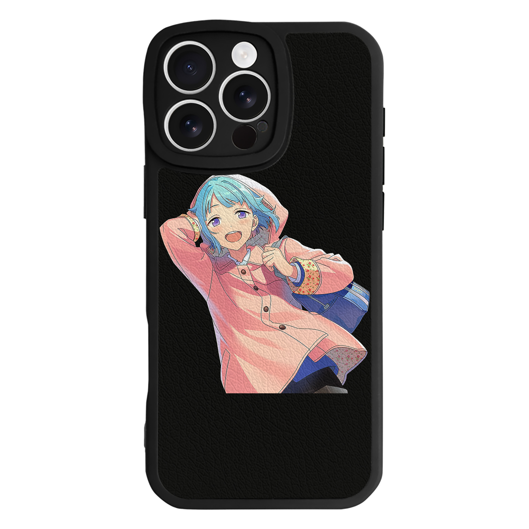 （画像用） あんさんぶるスターズ! Ensemble Stars 【iPhone 16シリーズ対応】シリコンスマホケース（レザー調） 材質：シリコン